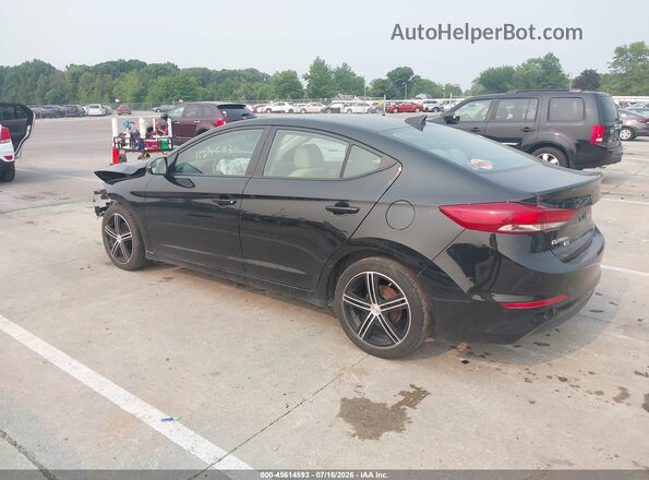 5NPD74LF9HH068560 2017 HYUNDAI ELANTRA Black Trasero izquierdo