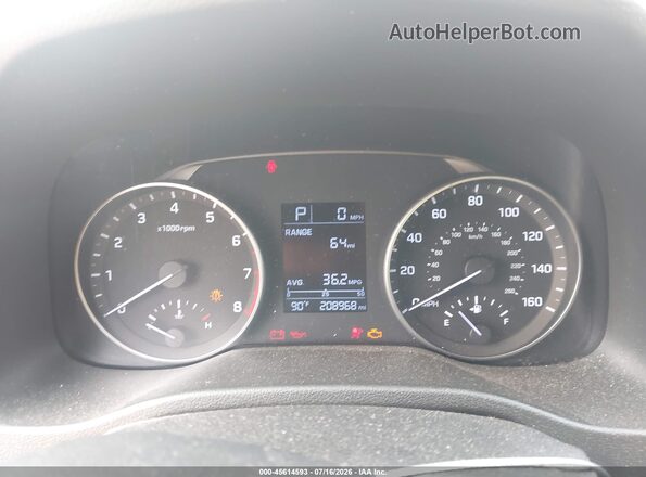 5NPD74LF9HH068560 2017 HYUNDAI ELANTRA Black Vista de los asientos traseros