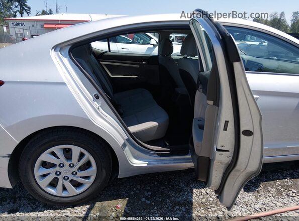 5NPD74LF9HH085035 2017 HYUNDAI ELANTRA Silver VIN კოდის სტიკერის ხედი