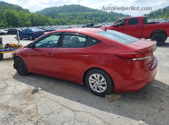 5NPD74LF9HH089294 2017 HYUNDAI ELANTRA Maroon Trasero izquierdo