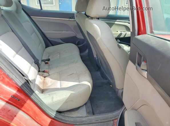 5NPD74LF9HH089294 2017 HYUNDAI ELANTRA Maroon Vista de los asientos traseros