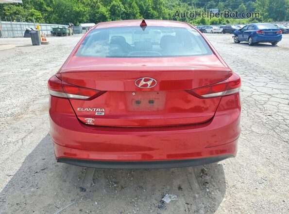 5NPD74LF9HH089294 2017 HYUNDAI ELANTRA Maroon Vista trasera