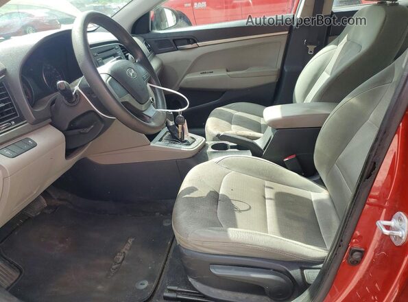5NPD74LF9HH089294 2017 HYUNDAI ELANTRA Maroon Vista interior delantera