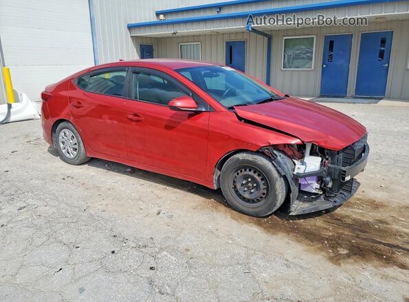 5NPD74LF9HH089294 2017 HYUNDAI ELANTRA Maroon Delantero derecho