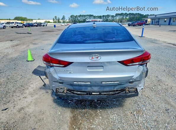 5NPD74LF9HH091630 2017 HYUNDAI ELANTRA Gray Вид ззаду