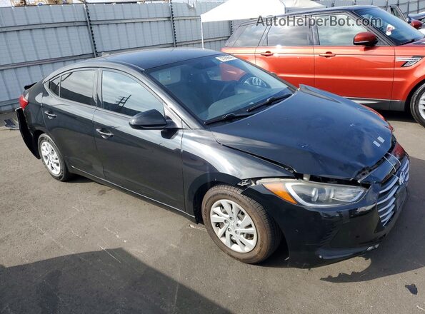 5NPD74LF9HH091806 2017 HYUNDAI ELANTRA Black Przód prawy