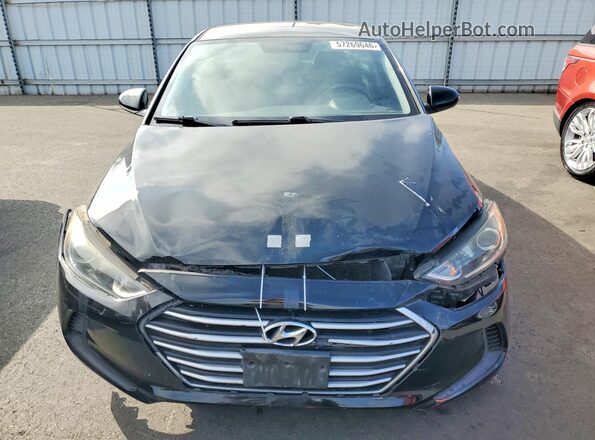 5NPD74LF9HH091806 2017 HYUNDAI ELANTRA Black Widok z przodu
