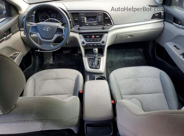 5NPD74LF9HH091806 2017 HYUNDAI ELANTRA Black Widok deski rozdzielczej