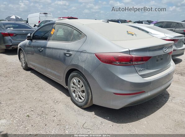 5NPD74LF9HH100553 2017 HYUNDAI ELANTRA Серебряный Задняя левая четверть