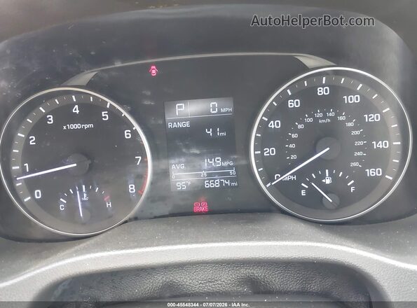 5NPD74LF9HH100553 2017 HYUNDAI ELANTRA Серебряный Вид задних сидений