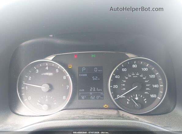 5NPD74LF9HH104358 2017 HYUNDAI ELANTRA Gray Вид задніх сидінь