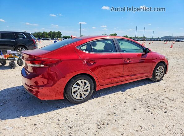 5NPD74LF9HH129499 2017 HYUNDAI ELANTRA Red Rear right