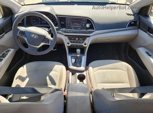 5NPD74LF9HH129499 2017 HYUNDAI ELANTRA Red Dashboard view