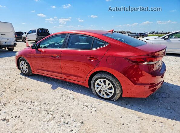 5NPD74LF9HH129499 2017 HYUNDAI ELANTRA Red Rear left