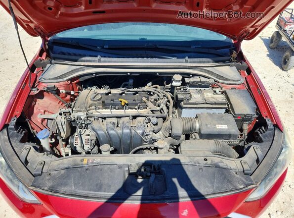 5NPD74LF9HH129499 2017 HYUNDAI ELANTRA Red Rear interior view