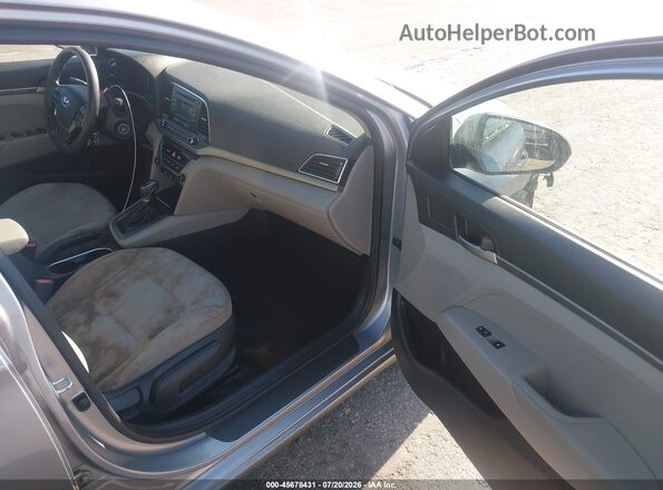 5NPD74LF9HH139580 2017 HYUNDAI ELANTRA Gray Widok wnętrza z przodu
