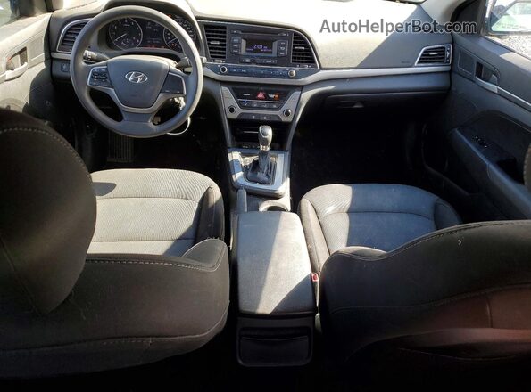 5NPD74LF9HH150756 2017 HYUNDAI ELANTRA Черный Вид панели приборов