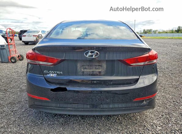 5NPD74LF9HH150756 2017 HYUNDAI ELANTRA Черный Вид сзади