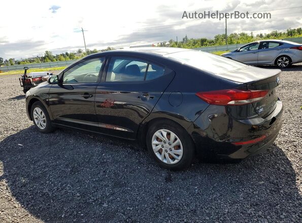 5NPD74LF9HH150756 2017 HYUNDAI ELANTRA Черный Задняя левая четверть