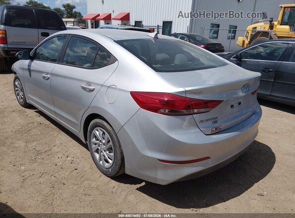 5NPD74LF9HH198712 2017 HYUNDAI ELANTRA Silver Rear left
