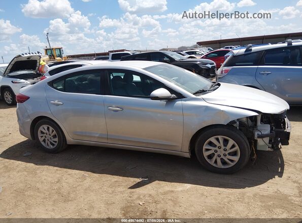 5NPD74LF9HH198712 2017 HYUNDAI ELANTRA Silver Rear interior view