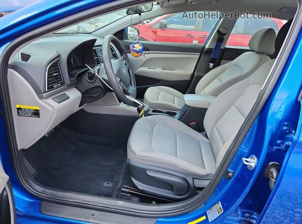 5NPD74LF9JH277500 2018 HYUNDAI ELANTRA Blue Vista interior delantera