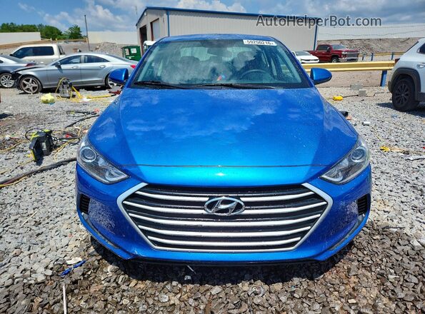 5NPD74LF9JH277500 2018 HYUNDAI ELANTRA Blue Vista frontal
