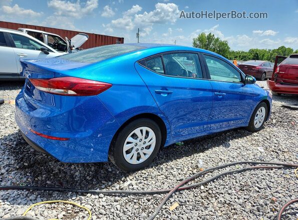 5NPD74LF9JH277500 2018 HYUNDAI ELANTRA Blue Trasero derecho