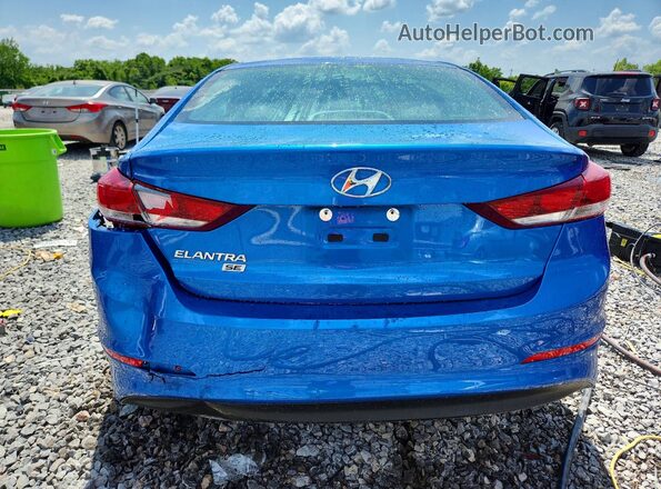 5NPD74LF9JH277500 2018 HYUNDAI ELANTRA Blue Vista trasera