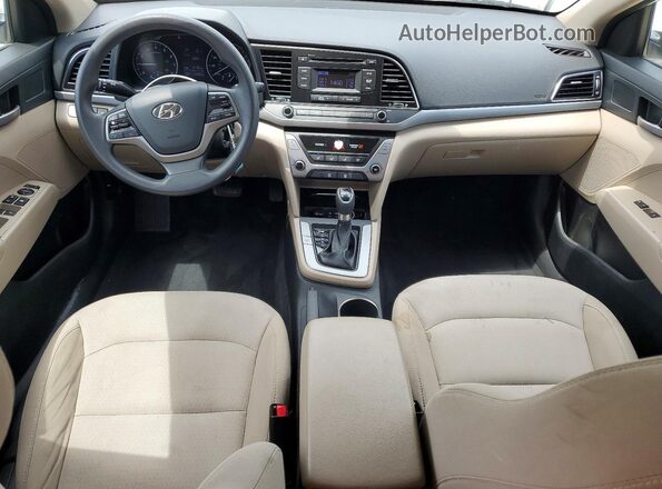 5NPD74LF9JH294099 2018 HYUNDAI ELANTRA Белый Вид панели приборов