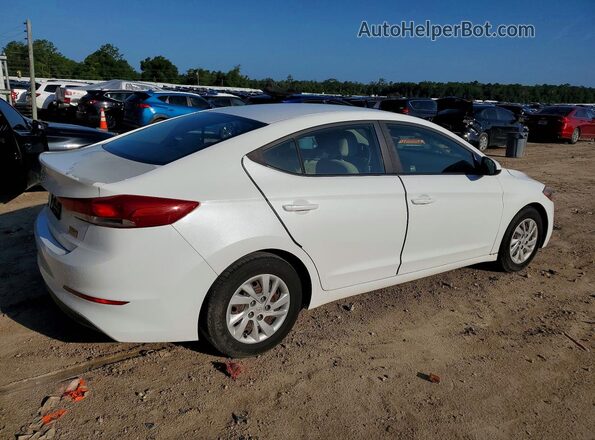 5NPD74LF9JH294099 2018 HYUNDAI ELANTRA Белый Задняя правая четверть