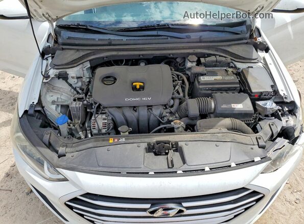 5NPD74LF9JH294099 2018 HYUNDAI ELANTRA Белый Вид задней части салона