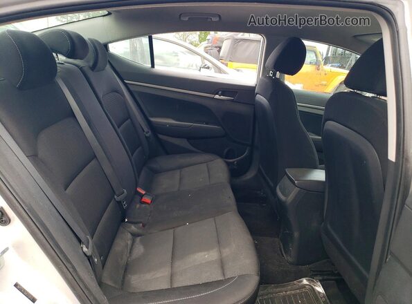 5NPD74LF9JH310415 2018 HYUNDAI ELANTRA Silver Rear seats view