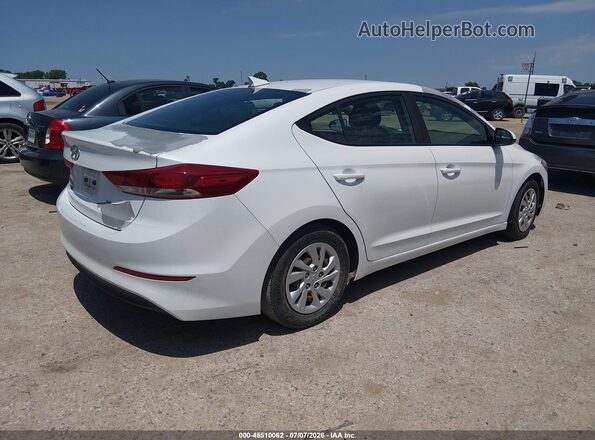 5NPD74LF9JH371134 2018 HYUNDAI ELANTRA White Հետևի աջ
