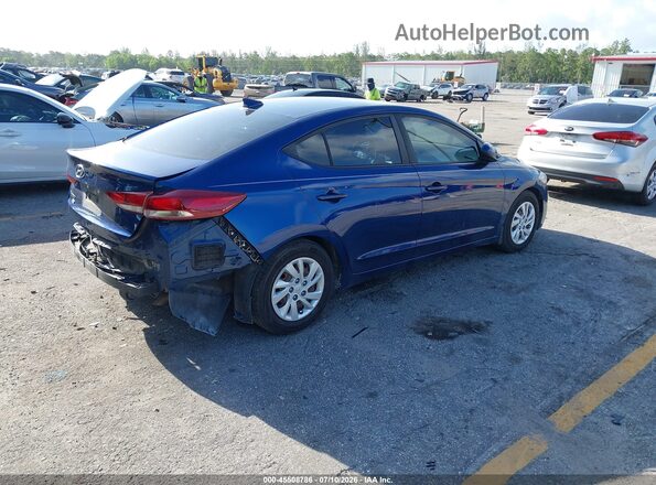 5NPD74LF9JH377077 2018 HYUNDAI ELANTRA Blue უკანა მარჯვენა
