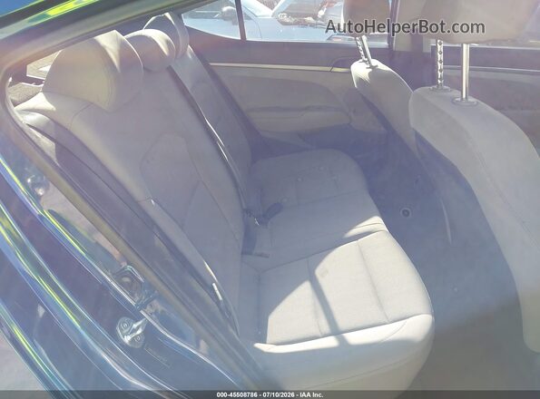 5NPD74LF9JH377077 2018 HYUNDAI ELANTRA Blue VIN კოდის სტიკერის ხედი