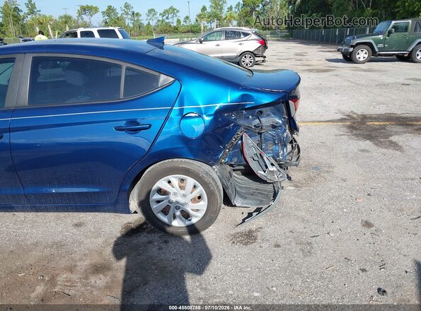 5NPD74LF9JH377077 2018 HYUNDAI ELANTRA Blue წინა ხედი