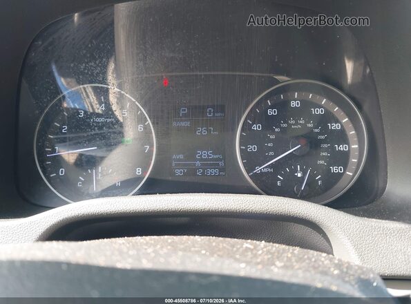 5NPD74LF9JH377077 2018 HYUNDAI ELANTRA Blue უკანა სავარძლების ხედი