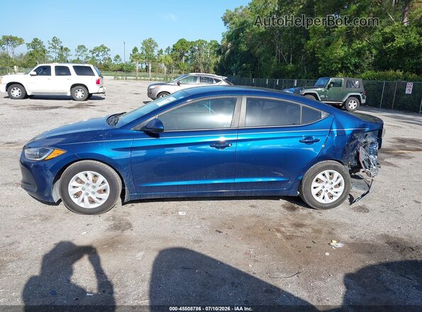 5NPD74LF9JH377077 2018 HYUNDAI ELANTRA Blue სალონის 360-გრადუსიანი ხედი