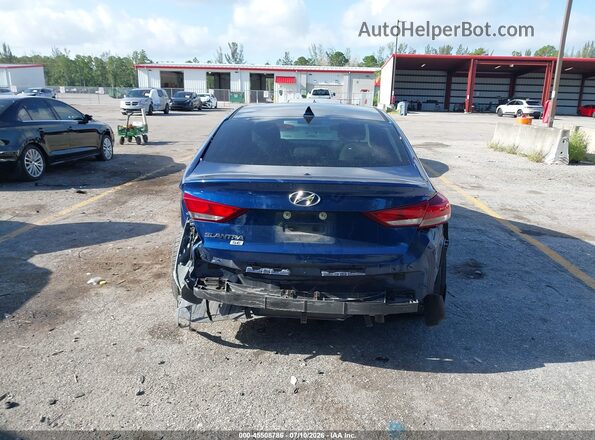 5NPD74LF9JH377077 2018 HYUNDAI ELANTRA Blue 