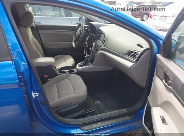 5NPD74LF9JH383994 2018 HYUNDAI ELANTRA Blue Vista interior delantera
