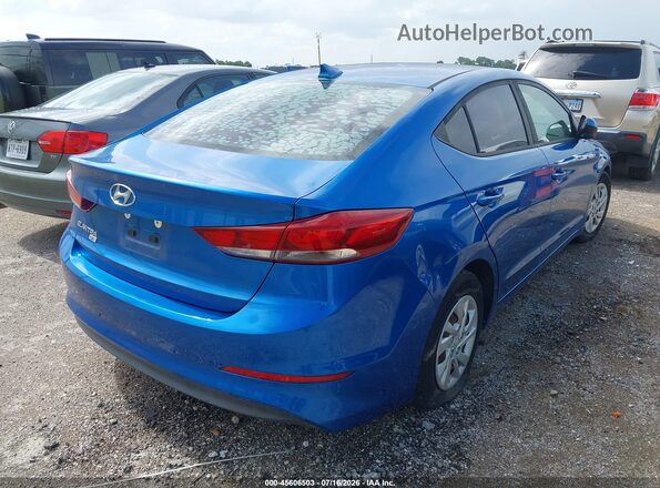5NPD74LF9JH383994 2018 HYUNDAI ELANTRA Blue Trasero derecho