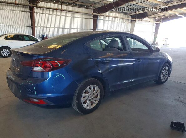 5NPD74LF9KH401718 2019 HYUNDAI ELANTRA Blue Rear right