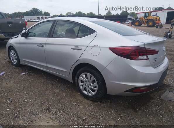 5NPD74LF9KH406689 2019 HYUNDAI ELANTRA Silver Trasero izquierdo