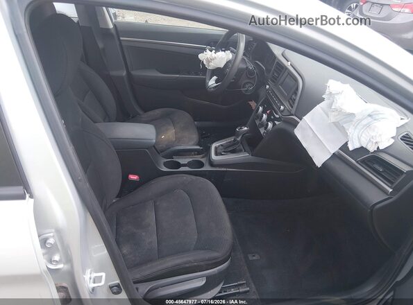 5NPD74LF9KH406689 2019 HYUNDAI ELANTRA Silver Vista interior delantera