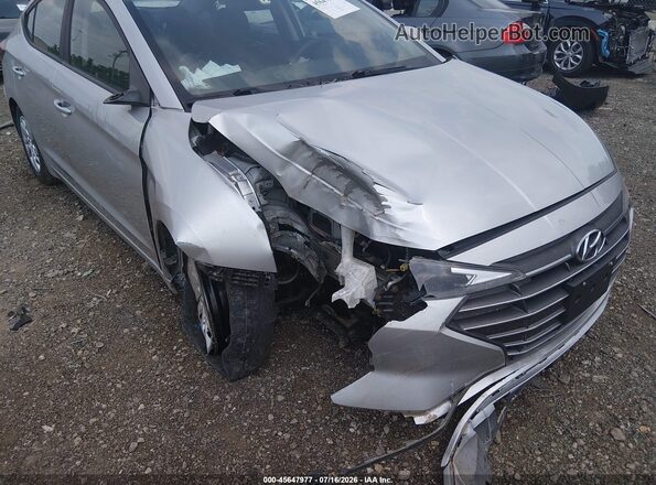 5NPD74LF9KH406689 2019 HYUNDAI ELANTRA Silver Vista frontal