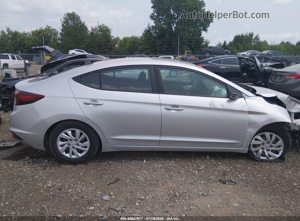5NPD74LF9KH406689 2019 HYUNDAI ELANTRA Silver Vista interior trasera