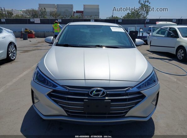 5NPD74LF9KH454998 2019 HYUNDAI ELANTRA Silver Vista del cuadro de instrumentos