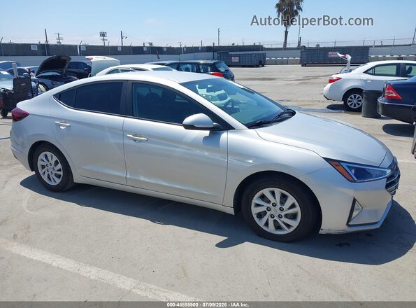 5NPD74LF9KH454998 2019 HYUNDAI ELANTRA Silver Vista interior trasera