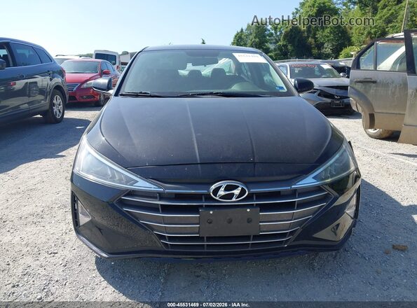 5NPD74LF9KH474118 2019 HYUNDAI ELANTRA Black Սարքավորումների վահանակի տեսք